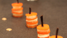 Pile de carottes, douceur citronnée, smoothie carotte écume de tonka