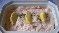 Terrine de rillettes aux deux saumons