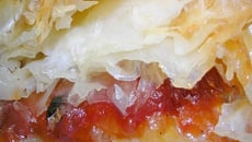 Tourtière à la compotée de tomates (dessert)