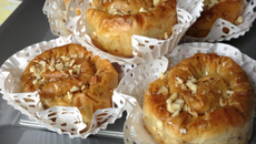 Baklawa Rolls aux noisettes (Mhancha)