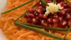 Salade de carottes et d'arilles de grenades