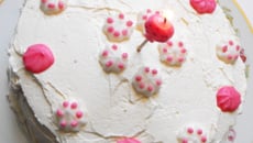 Gâteau cerises et cream cheese