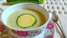Potage à la courgette