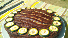 Gâteau chocolat courgettes