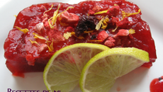 Terrine légère aux fraises