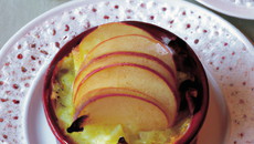 Soufflé de pommes de terre aux fruits rouges