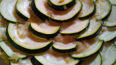 Lamelle courgette