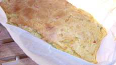 Cake à la julienne de légumes