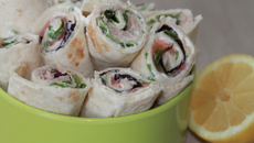 Wrap au saumon fumé et au thon