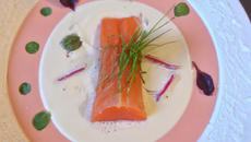 Truite rose au lait de coco