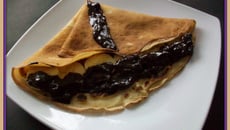 Crêpe banane sauce au chocolat
