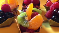Papillotes aux fruits