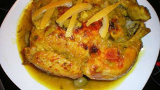 Poulet aux olives et citron confit