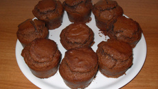 Muffins au chocolat tendres et moelleux