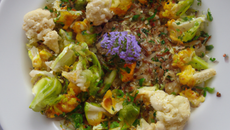 Salade de chou-fleur aux graines de blé