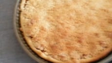 Tarte crumble aux pommes flambées