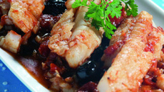 Morue aux olives noires