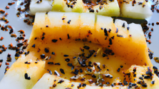 Carpaccio de melon au poivre