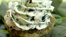 Cupcake aux épinards et Philadelphia aux herbes