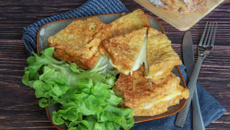 Mozzarella in carrozza (mozzarella en carrosse)
