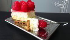 Cheesecake mangue-framboise