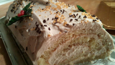 Bûche à la crème de marrons