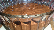 Mousse au chocolat et pointe de vanille