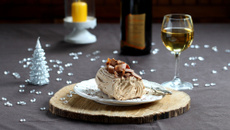 Mini bûches de Noël pralinées