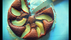 Gâteau chocolat poire gourmand et sans gluten