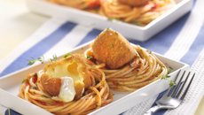 Nids de Spaghetti au cœur coulant