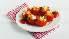 Mini-tomates farcies aux Petits Coraya