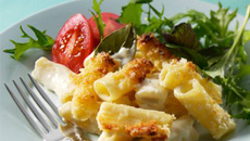 Pâtes en chapelure croustillante