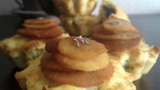 Muffins pommes de terre et boudin noir