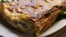 Feuilleté de pintade au fromage