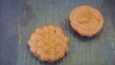 Financier à la crème au marnier