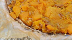 Tarte automnale potiron / curry