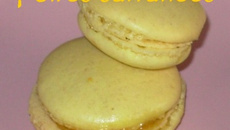 Macarons poires safranées