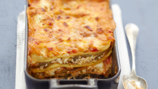 Lasagnes végétariennes au parmesan et fromage frais