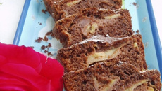 Cake cacao pommes cannelle