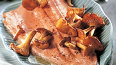 Filet de truite aux girolles