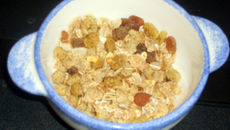 Muesli aux mulberries-coco