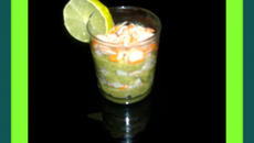 Verrine guacamole surimi