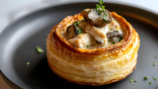 Vol au vent au poulet et champignons des bois