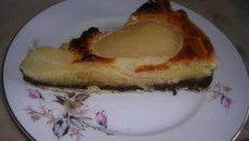 Tarte poires chocolat inratable
