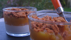 Blanc-manger coco, compote de mangue