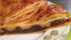 Galette frangipane poires-pralinoise