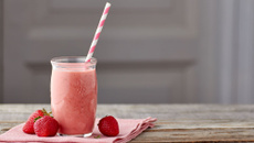 Smoothie fraises et fromage blanc