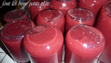 Compote pommes, cerises & vanille