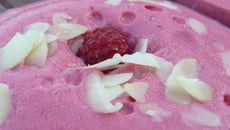 Mousse de framboises au siphon