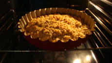 Crumble aux pommes à la cassonade